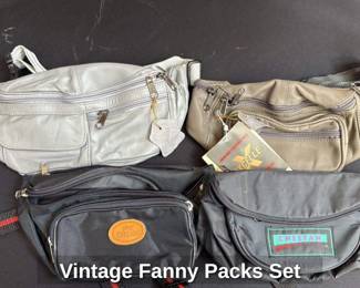 Vintage Fanny Packs Set