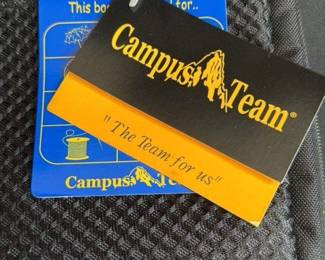 Campus Team Black Messenger Bag