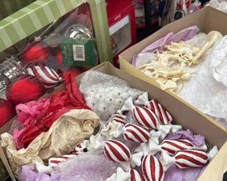 Collection of Christmas decorations