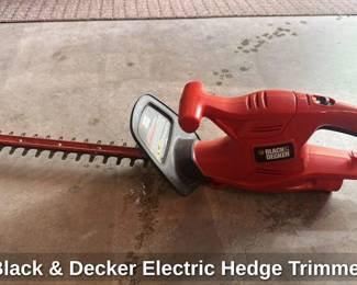 Black & Decker Electric Hedge Trimmer