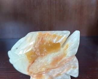 Carved Onyx Fish Figurine