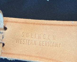 Buck 118 "Bowie" Knife with Solingen Sheath