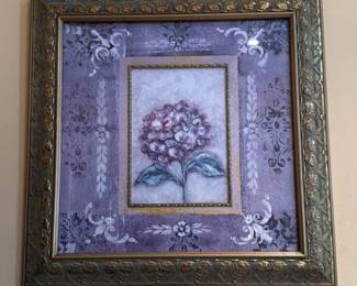 Framed Hydrangea Print