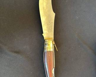 Andujar Folding Knife with Wood Handle