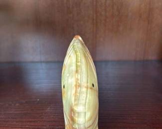 Carved Onyx Fish Figurine