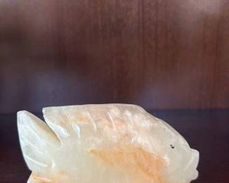 Carved Onyx Fish Figurine