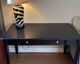 Zebra Print Table Lamp