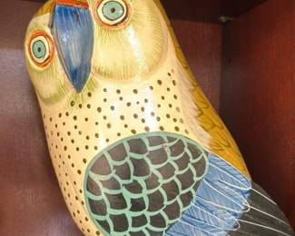 Wooden Owl Figurines