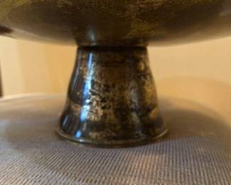 Decorative Orb Set on a Large Platter