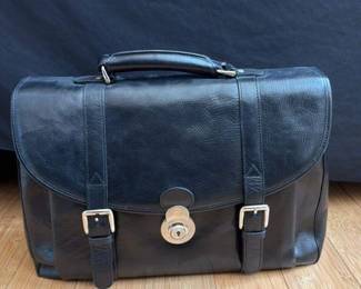 Vintage leather briefcase