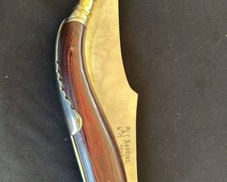 Andujar Folding Knife with Wood Handle