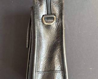 Pelle Studio Black Leather Organizer Pouch