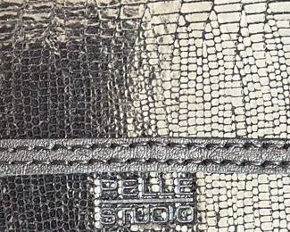 Black Leather Zip-Around Organizer Wallet