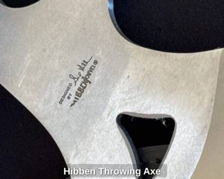 Hibben Throwing Axe