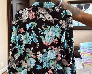 Charter Club Floral Print Blazer