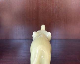 Green Onyx Elephant Figurine