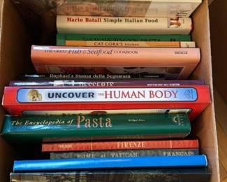 Collection of Art and Cookbooks