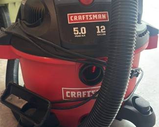 Craftsman 12 Gallon 5.0 Peak HP Wet/Dry Vacuum