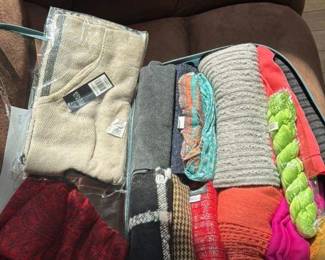 Collection of Scarves and Knitwear