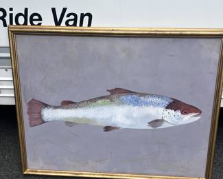 Large Fish painting