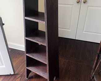 Mission style shelf unit