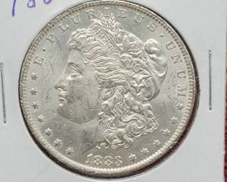 1883-O Morgan Silver Dollar, Higher Grade