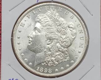 1898 Morgan Silver Dollar, Higher Grade