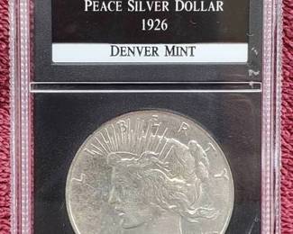 1926 Peace Silver Dollar, Higher Grade