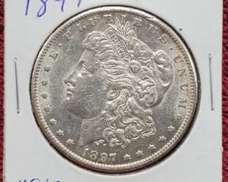 1897-S Morgan Silver Dollar, Higher Grade