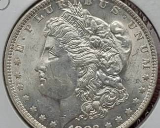 1882-O Morgan Silver Dollar, Higher Grade