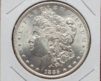 1885 Morgan Silver Dollar, Higher Grade