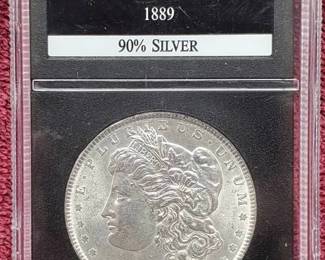 1889 Morgan Silver Dollar, Higher Grade