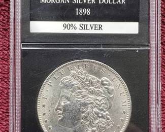 1898 Morgan Silver Dollar, Higher Grade