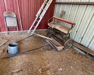 Horse buggy/cart. Just need a new seat cover. 
