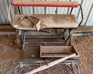 Seat is good leather is need of help