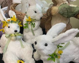 Sisal Lounging Springtime Easter Bunnies