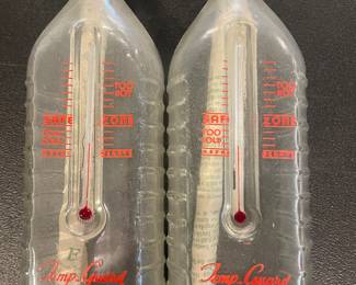 Vintage Eisele & Co Baby Bottles with thermometers