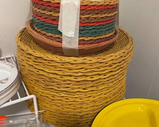 Picnic Outdoor Plates and basket holders