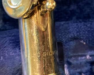 Vintage Solid Silver Flute