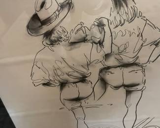 Pencil Sketch Framed