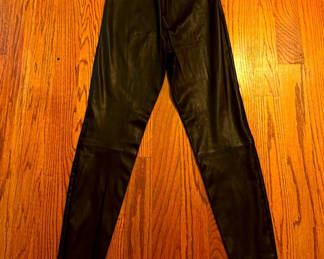 The Row Lamb Skin Women’s Moto Pants