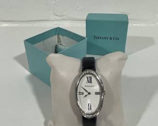 Tiffany Diamond 18K Gold Cocktail Watch
