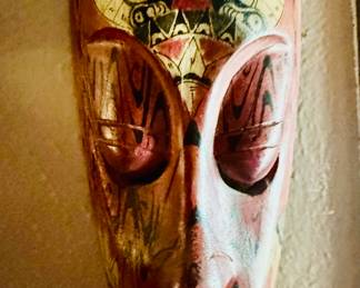 Mask with unique design highlighting the rich African culture that it represents