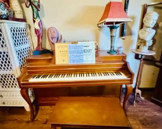 Gorgeous upright piano, known for its compact design, making it suitable for homes where space is a consideration. Just a beautiful piano. 