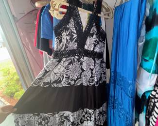 Studio West black and white sun dress 