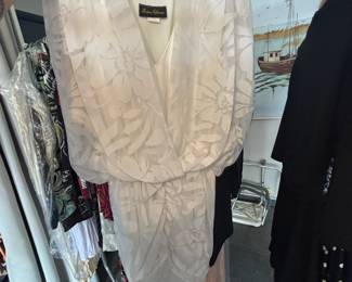 Vintage 70’s white formal dress - made by Positive Influence  