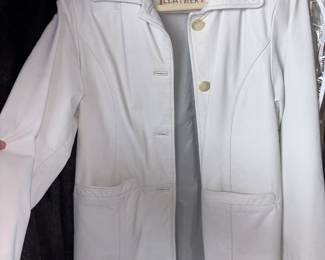 BR Affair Leather white jacket 
