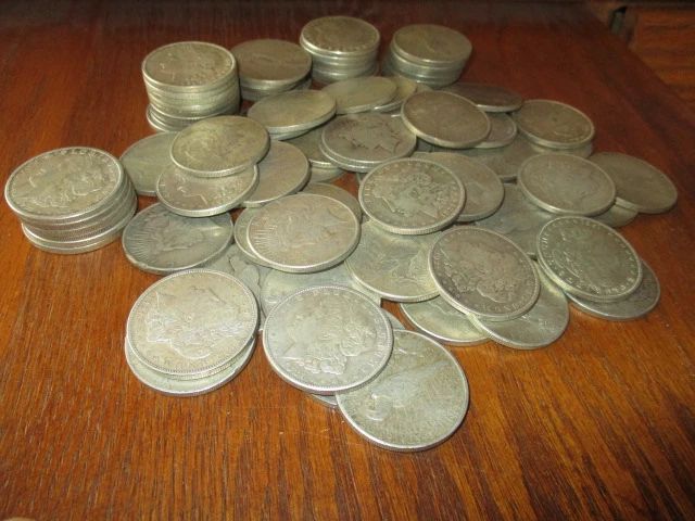 (102) Morgan & Liberty Silver Dollars