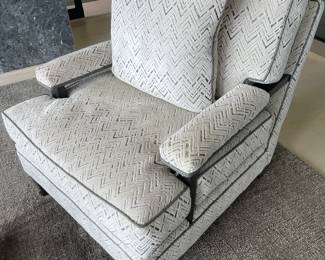 Pair of upholstered side chairs $750 each