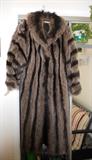 Full Length Raccoon Fur Coat